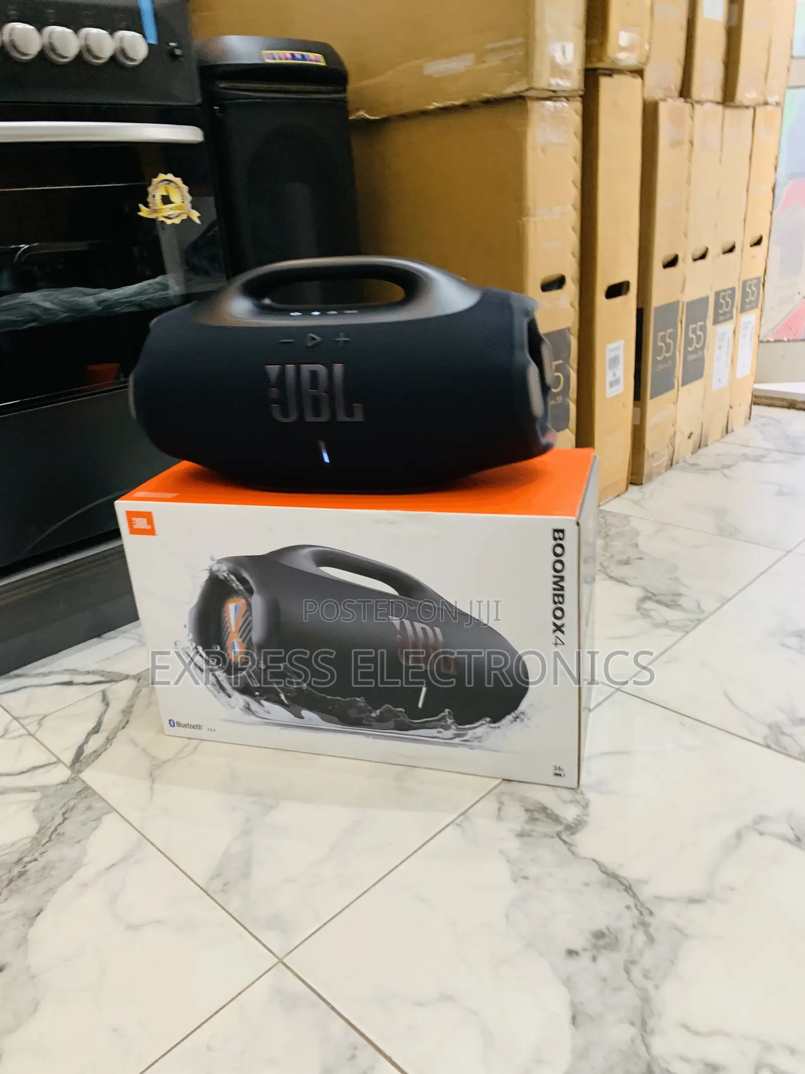 High Quality JBL Boombox 4 Portable Bluetooth Waterproof, Deep Bass