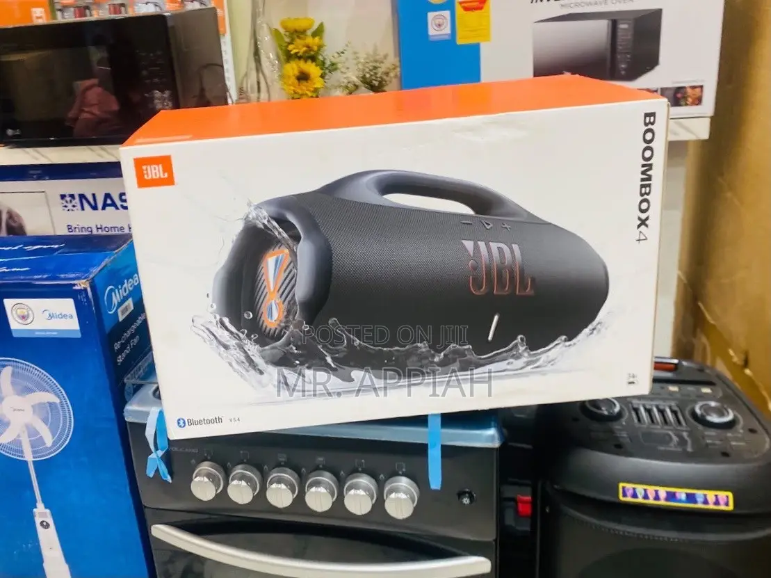 Extremely Classic JBL Boombox 4 Portable Bluetooth Speaker(Black)..