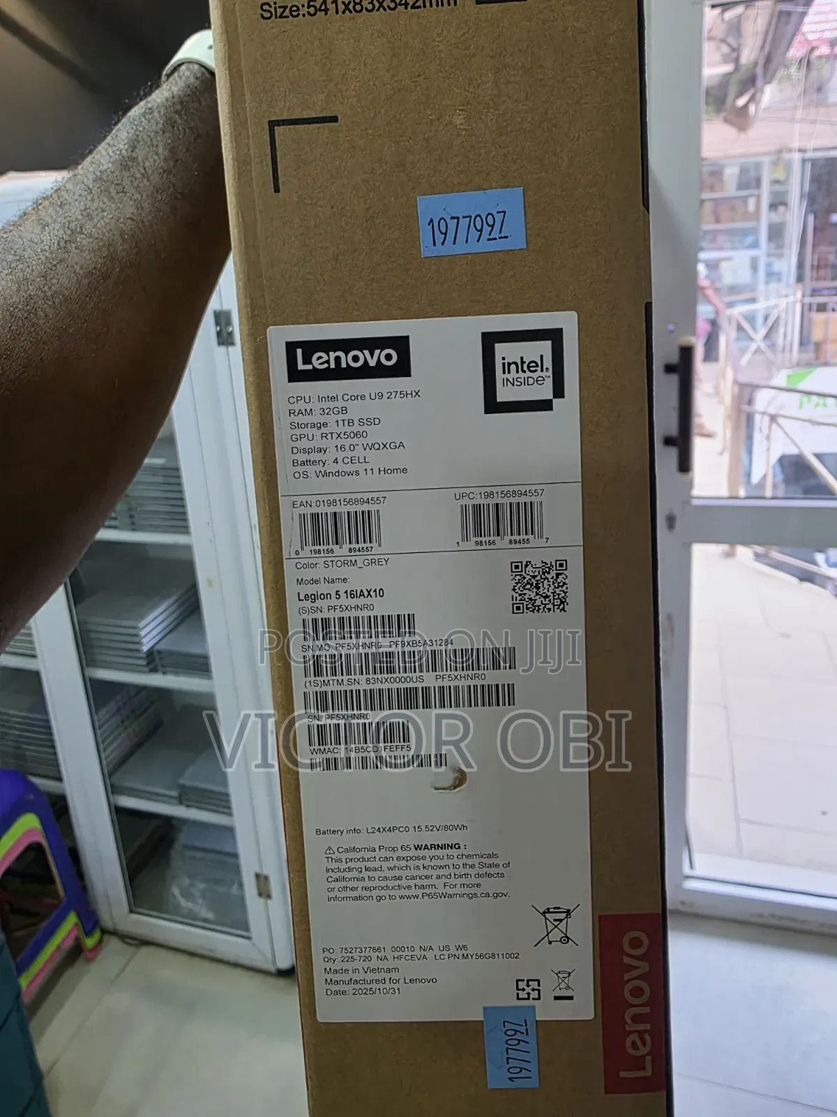 New Laptop Lenovo Legion 5i 32GB Intel Core Ultra 9 SSD 1T