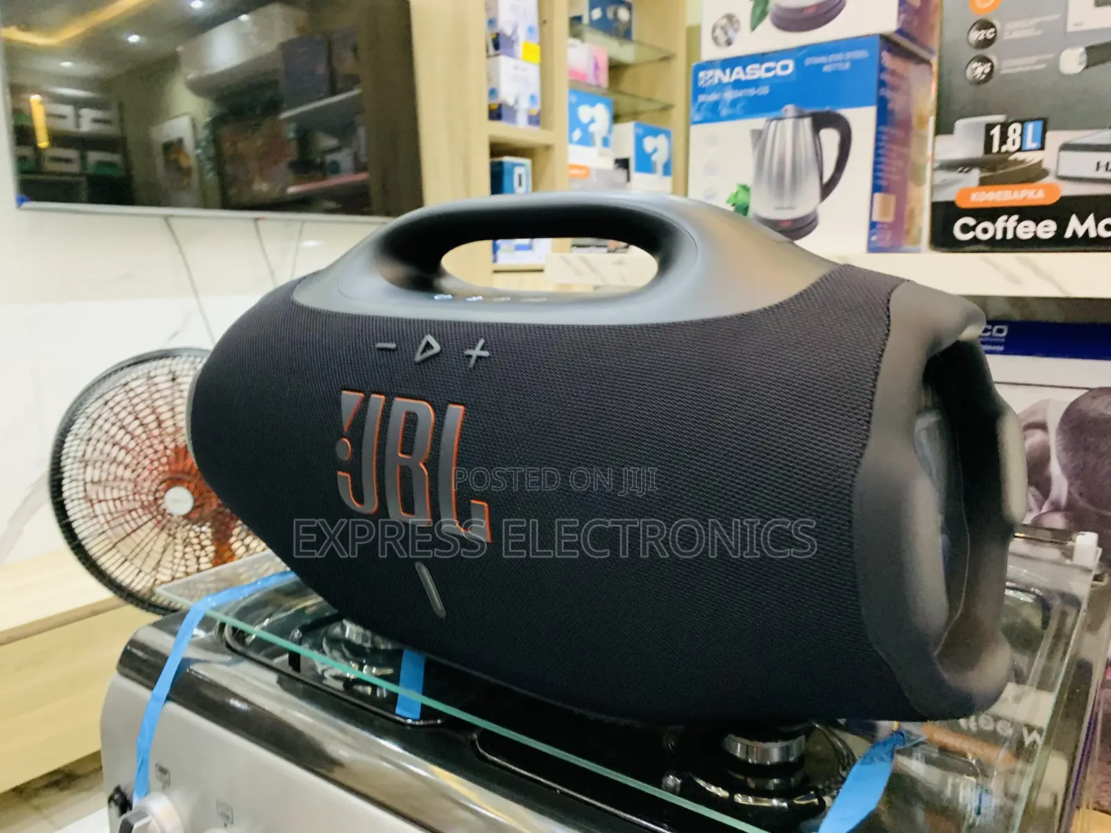 Newly Sealed  JBL Boombox 3 Large, Powerful Portable Bluetooth Speaker