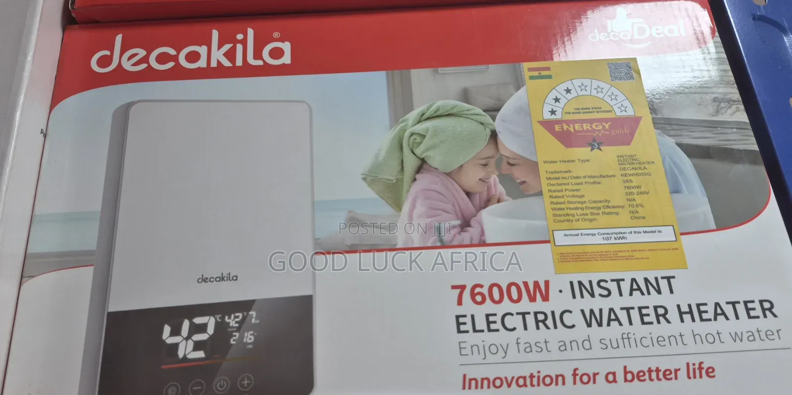Decakila 7600w Electric Water Heater