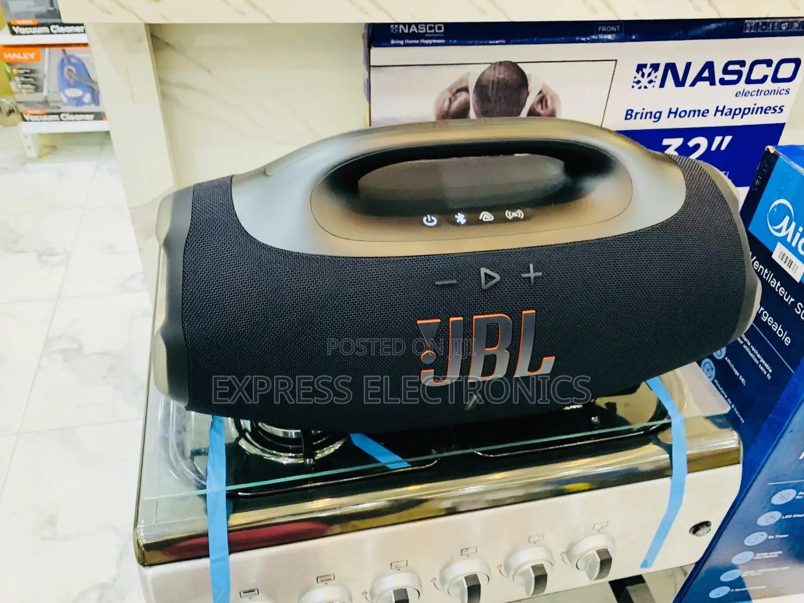 Available  JBL Boombox 3 Llarge, Powerful Portable Bluetooth Speaker