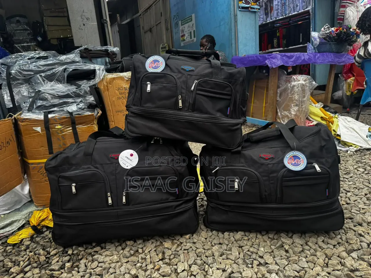 3Set Premium Quality Omaya Trolling Duffel Bags