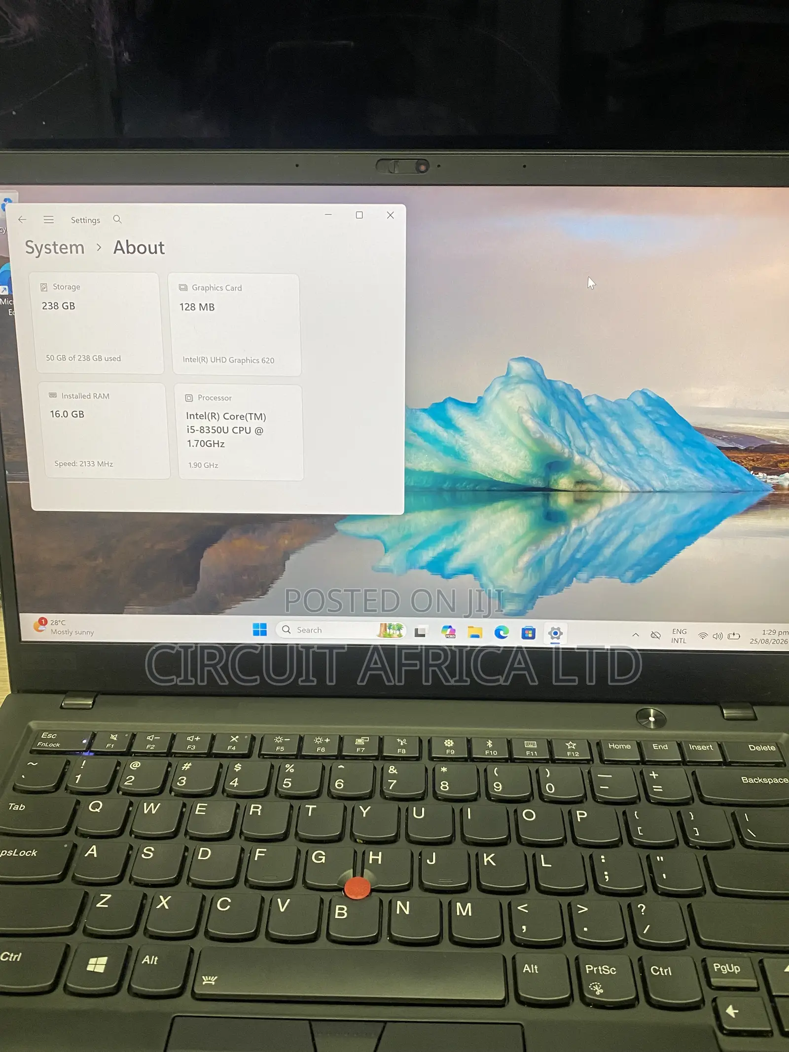 Laptop Lenovo ThinkPad X1 Carbon 16GB Intel Core i5 SSD 256GB
