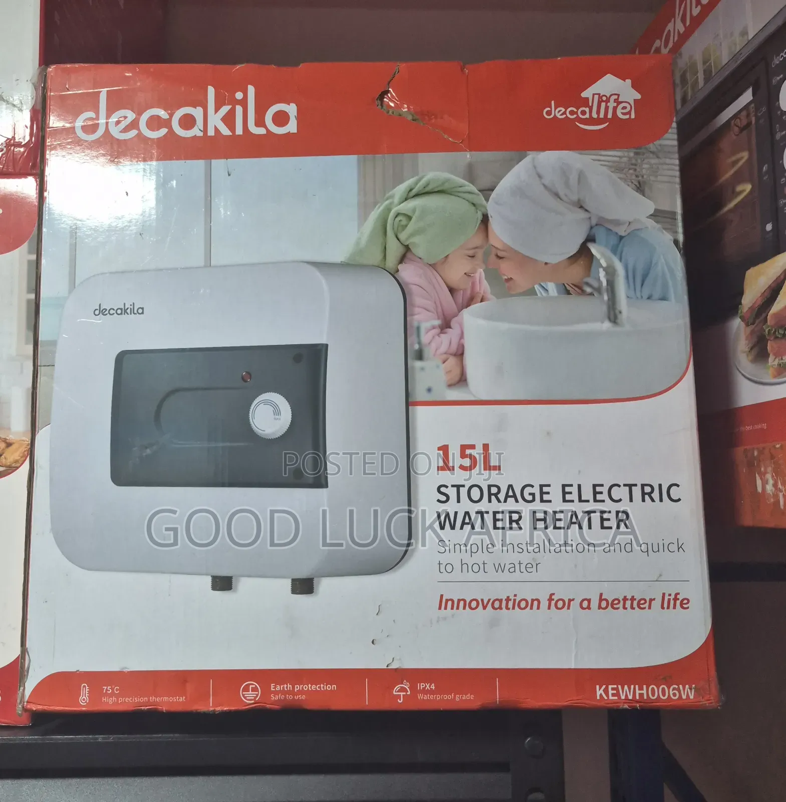 Decakila 15L Electric Water Heater 1500W