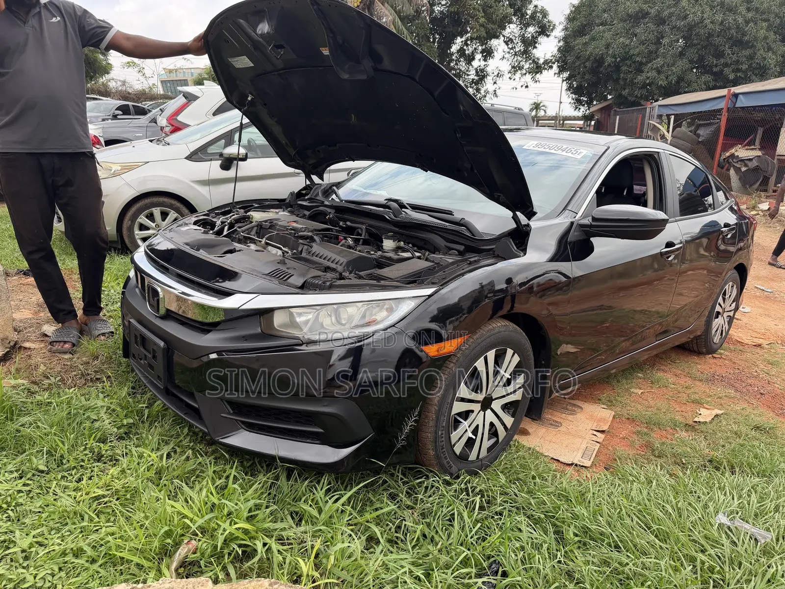 Honda Civic LX 4dr Sedan (2.0L 4cyl) 2016 Black