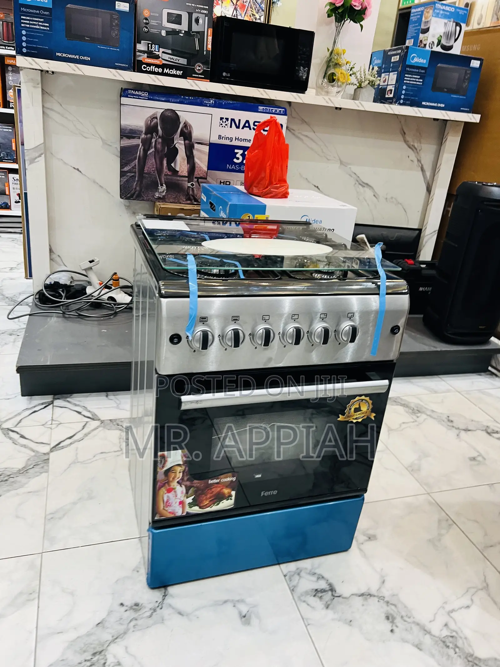 Get Premium Ferre 60x60cm New Line 4 Gas Burner With Grill