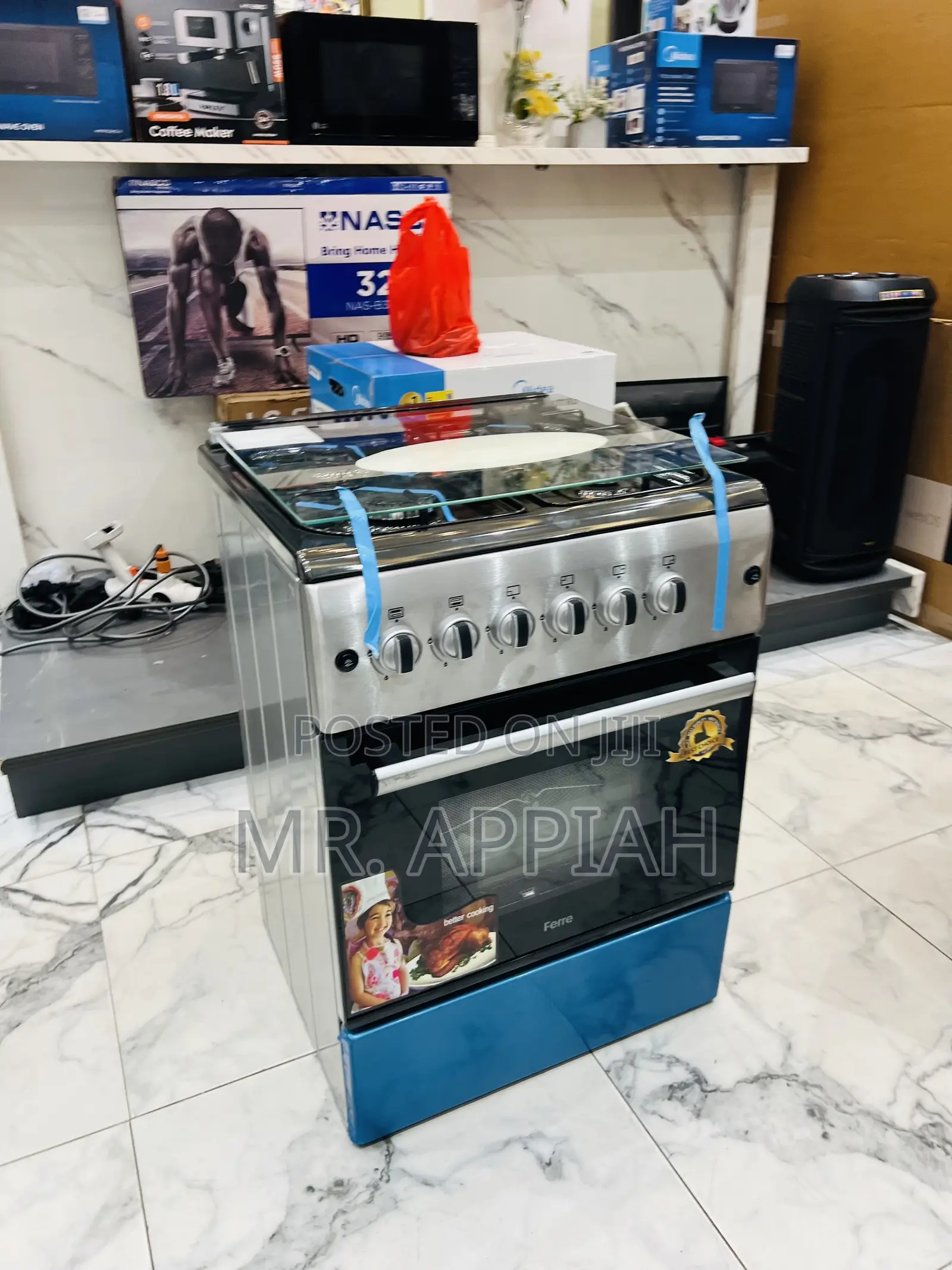 Get Premium Ferre 60x60cm New Line 4 Gas Burner With Grill