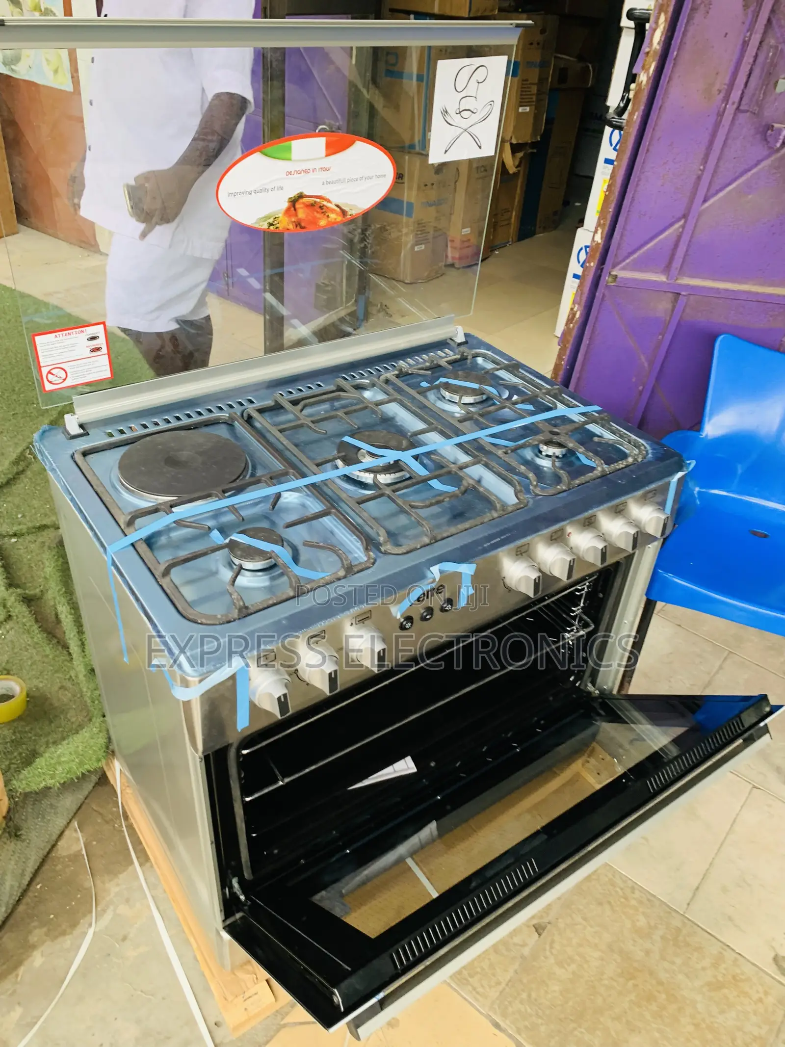Limited Stock Gas Electric Cooker Oven 4-1 Stove Grill 60/90