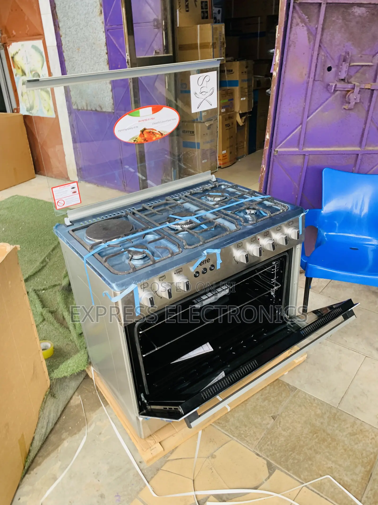 High Quality Gas Electric Cooker Oven 4-1 Stove 60/90