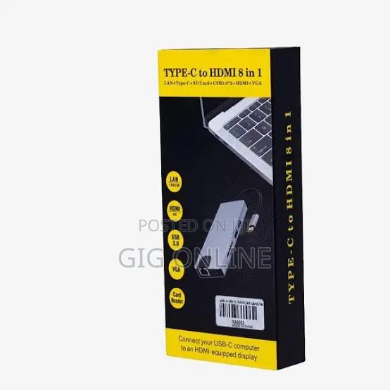 Type C-to Hdtv8 in 1