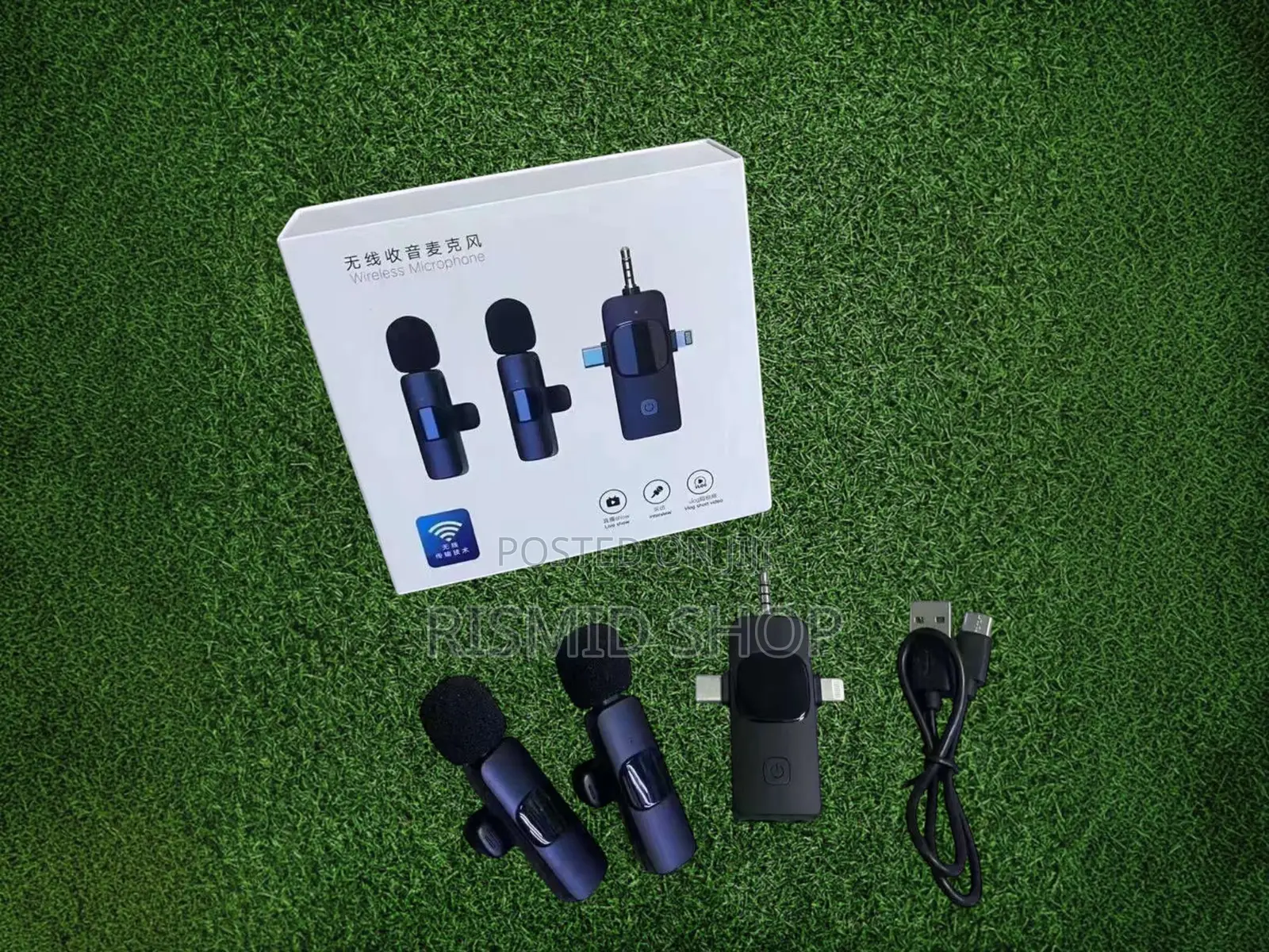 3-in-1 Hands-Free Wireless Microphone