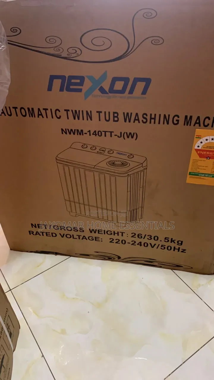 12kg Nexon Twin-Tub Washing Machine