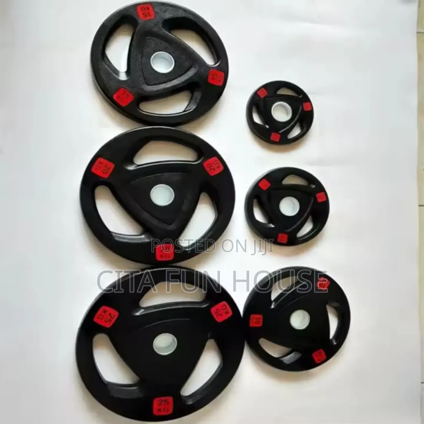 25kg Weight Plates Pair (25kg × 2 = 50kg)