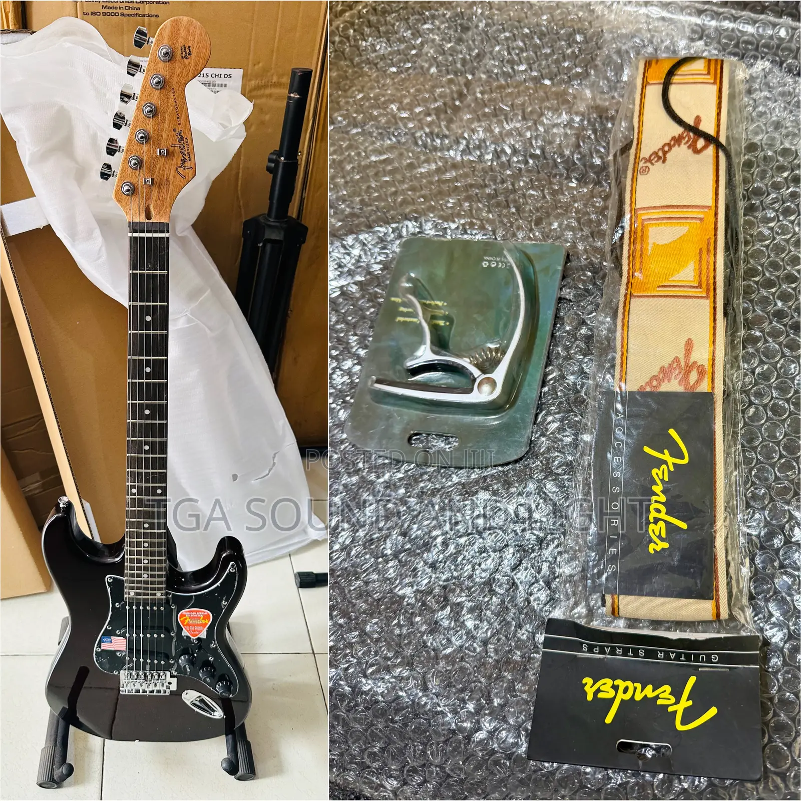 Fender Electric Guitar[Free Strap and Capo]