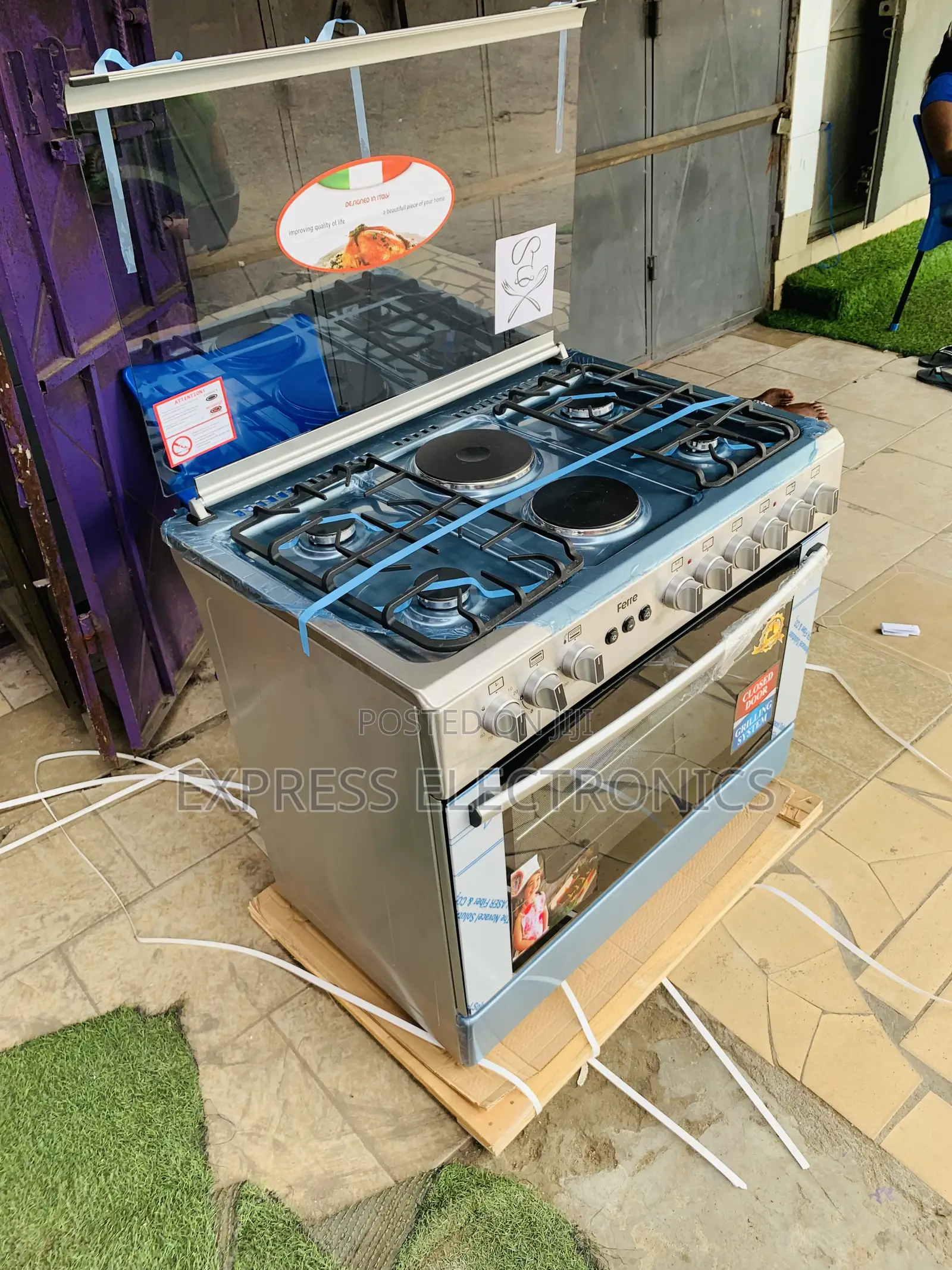 Ultra High Gas Electric Cooker Oven 4-2 Stove 60/90. Ferre