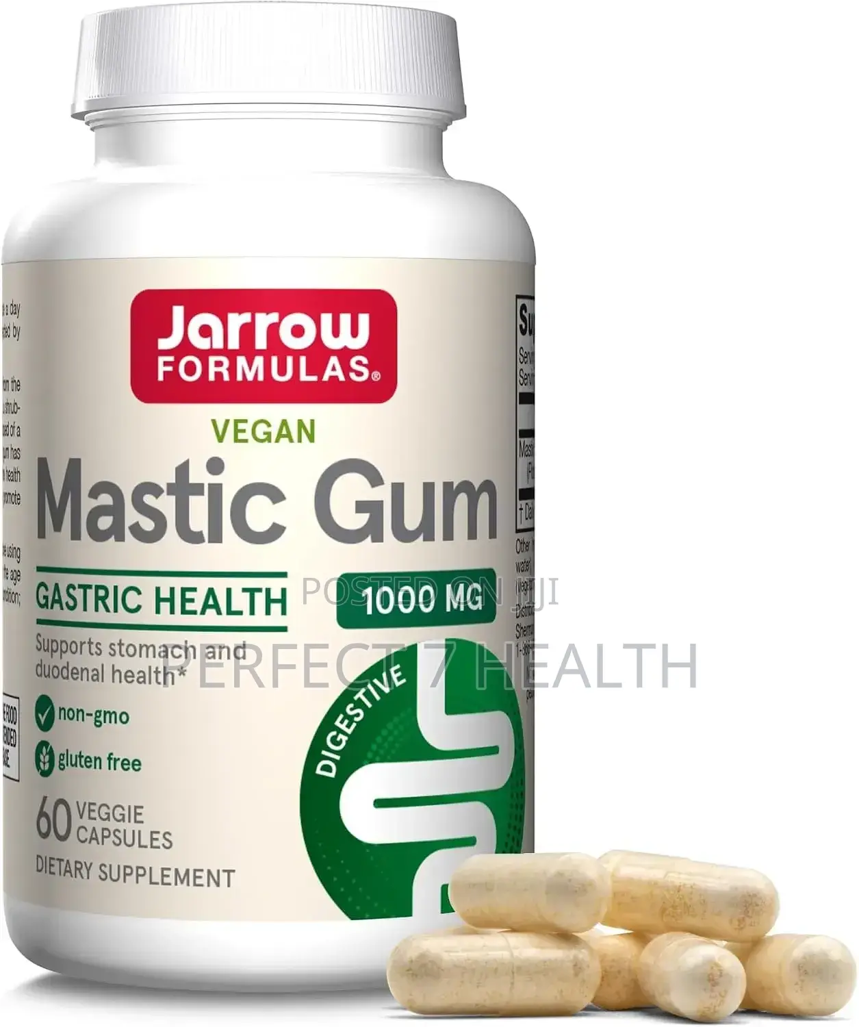 Jarrow Formulas, H Pylori Be Gone! , Vegan Mastic Gum, 60 Veggie Caps