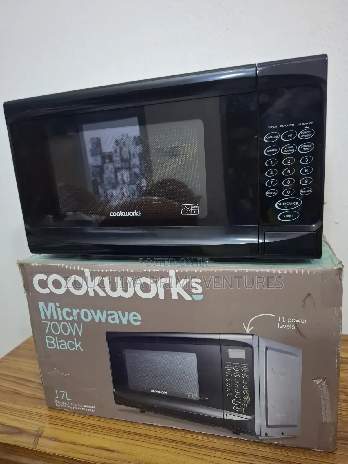17. L Cookworks Digital Microwave Black.... From Uk ๐ฌ๐ง