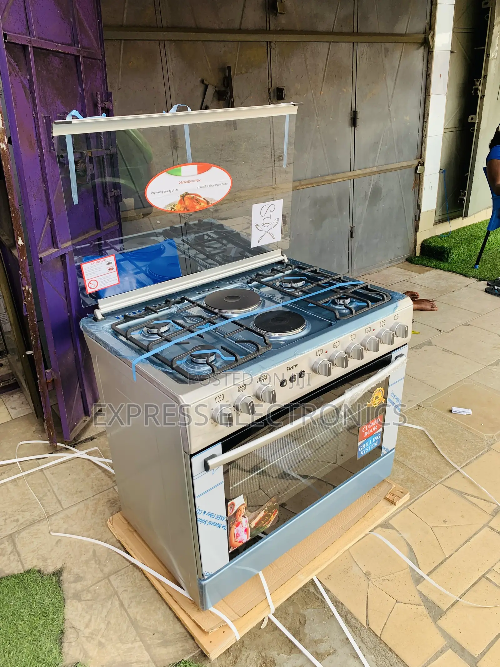 Highly Recommended Gas Electric Cooker 4-2 Stove Oven 60/90  Grill