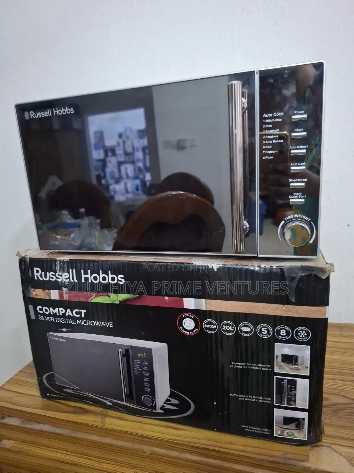 20. L Russell Hobbs Digital Silver Microwave.... From Uk 🇬🇧