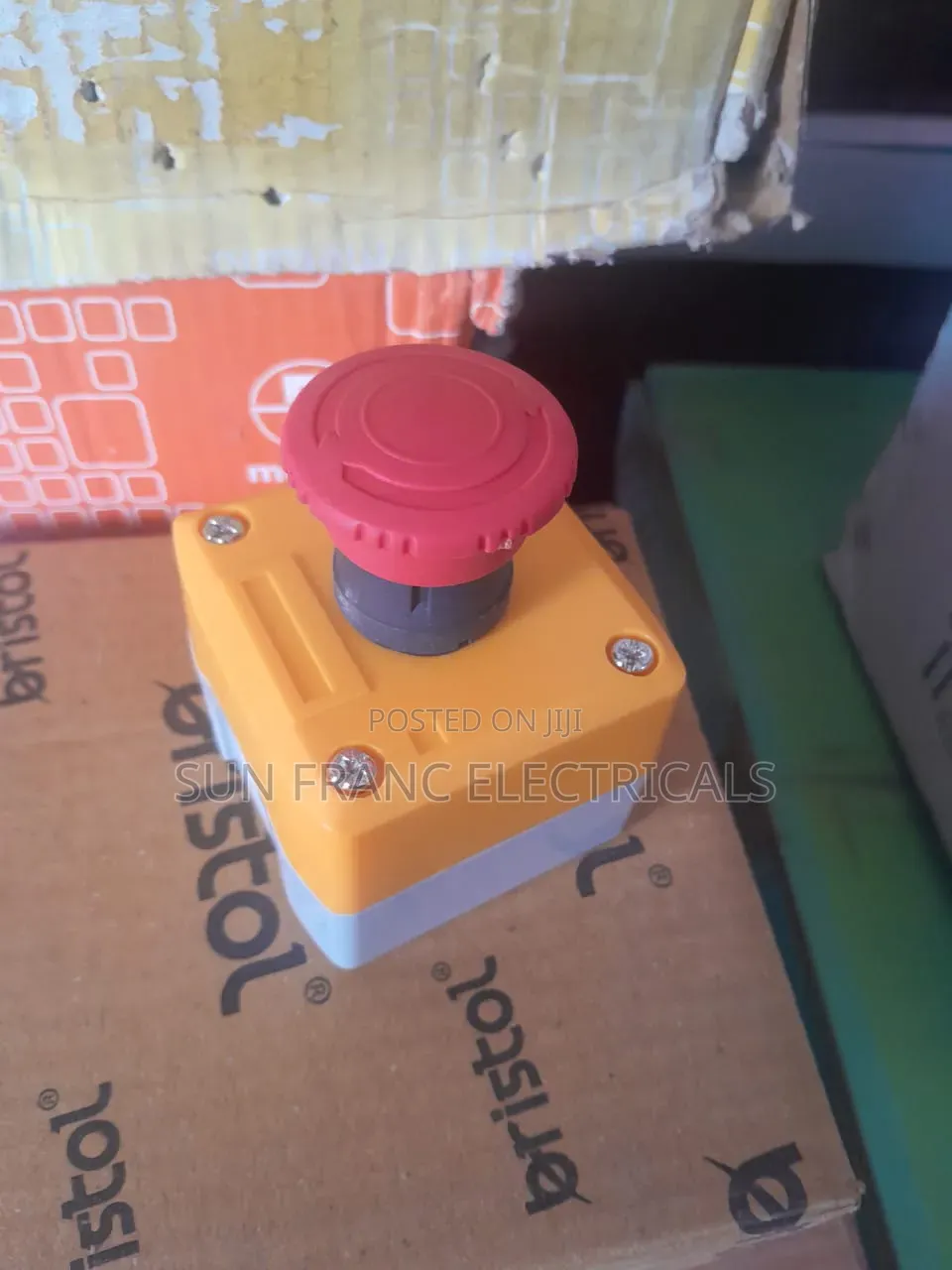 40mm Muchroom Emergency Stop Push Button With Enclosure