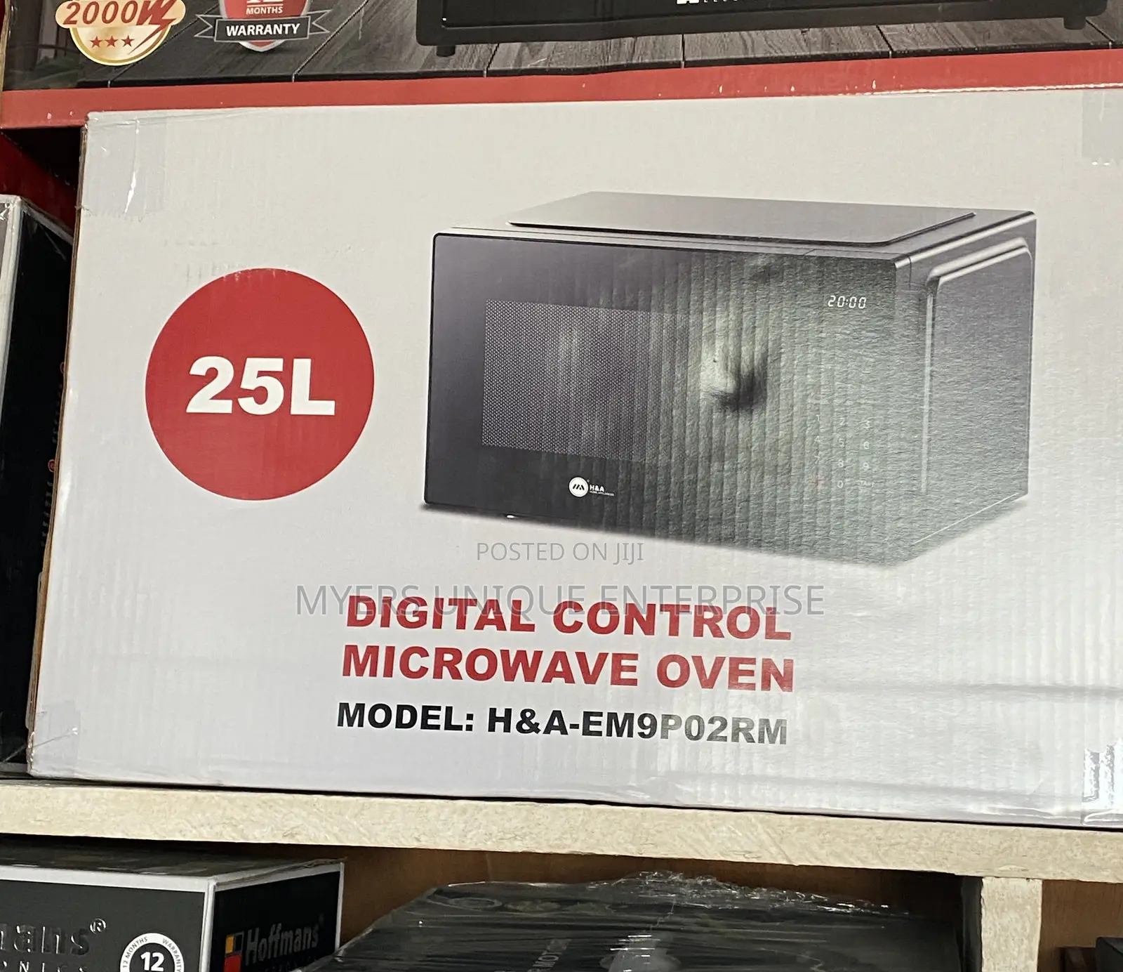 H a 25L Digital Control Microwave Oven - Spacious