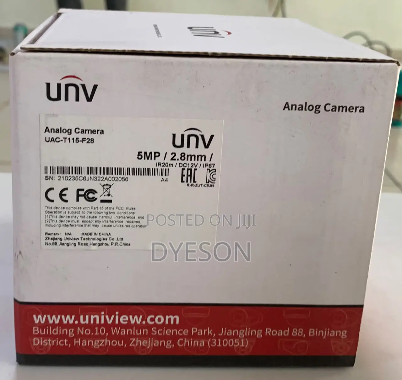 5MP Fixed IR Turret Analog Camera