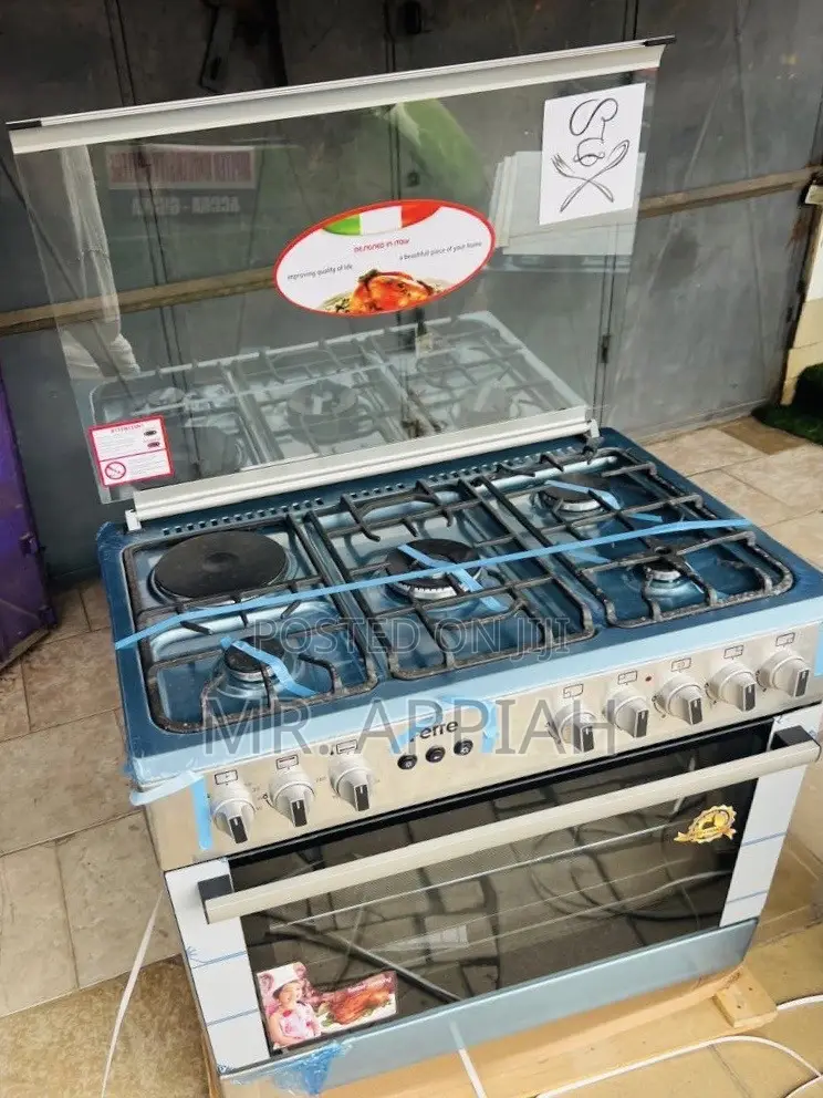 Latest Classic Ferre 60x90cm 1 Electric + 4 Gas Cooker(Gray).