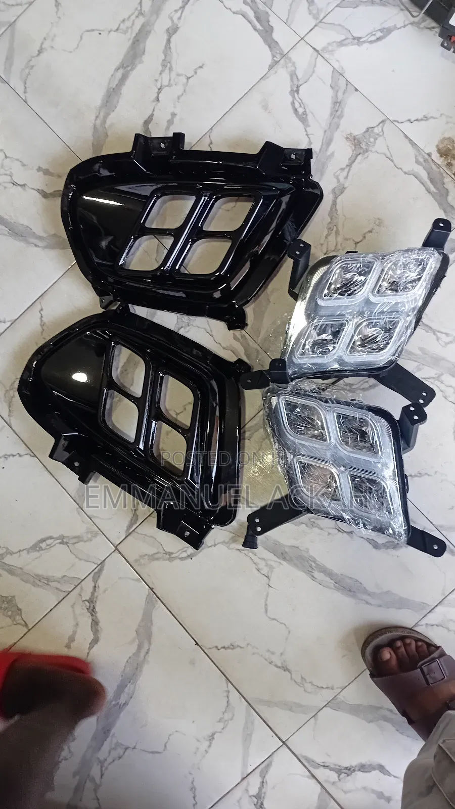 Hyundai Santa Fe 2019 Foglight and Cover Sets