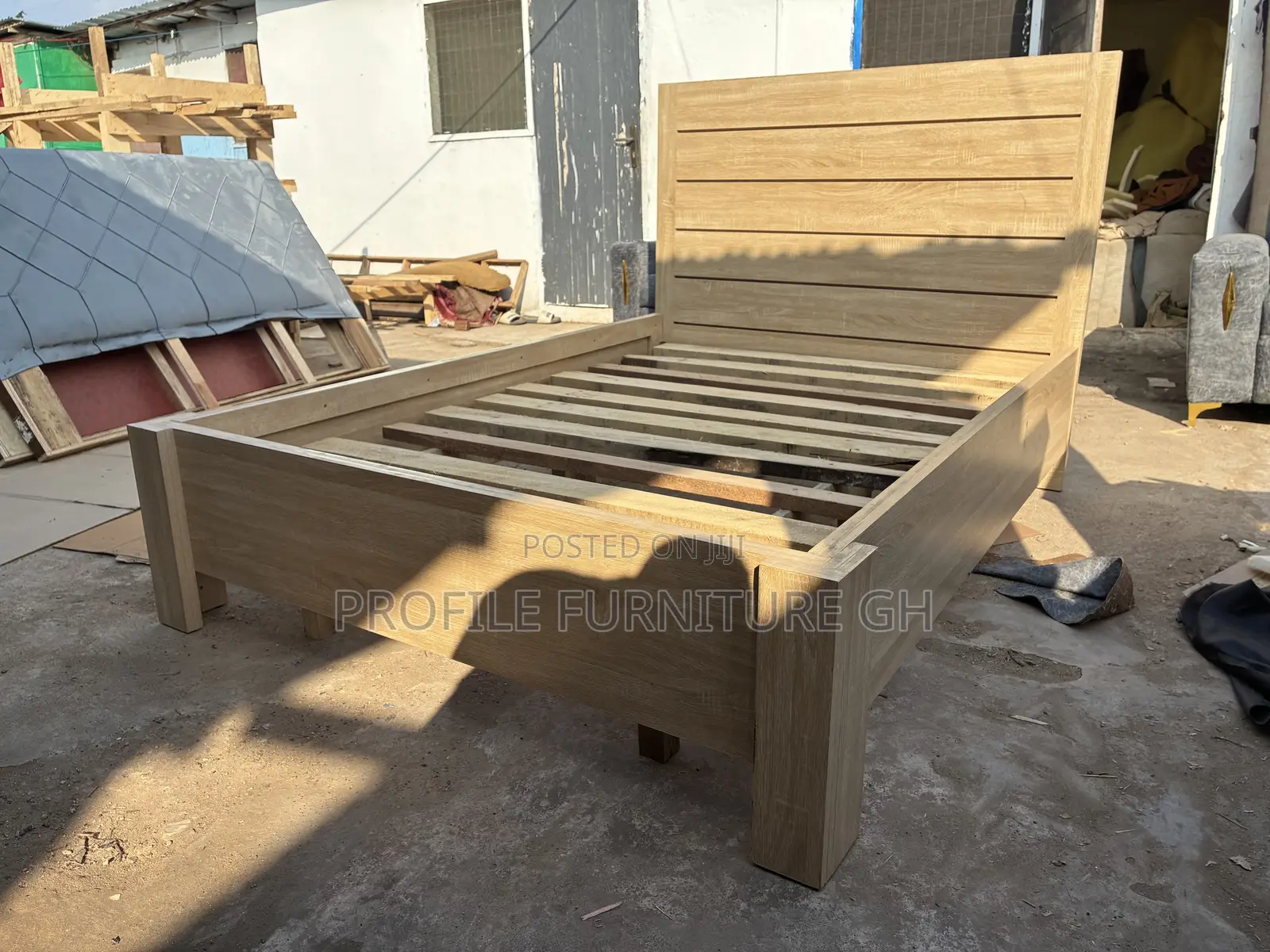 Laminated Wooden Sumptuous Double Bedframe 54/75// Fast Delivery