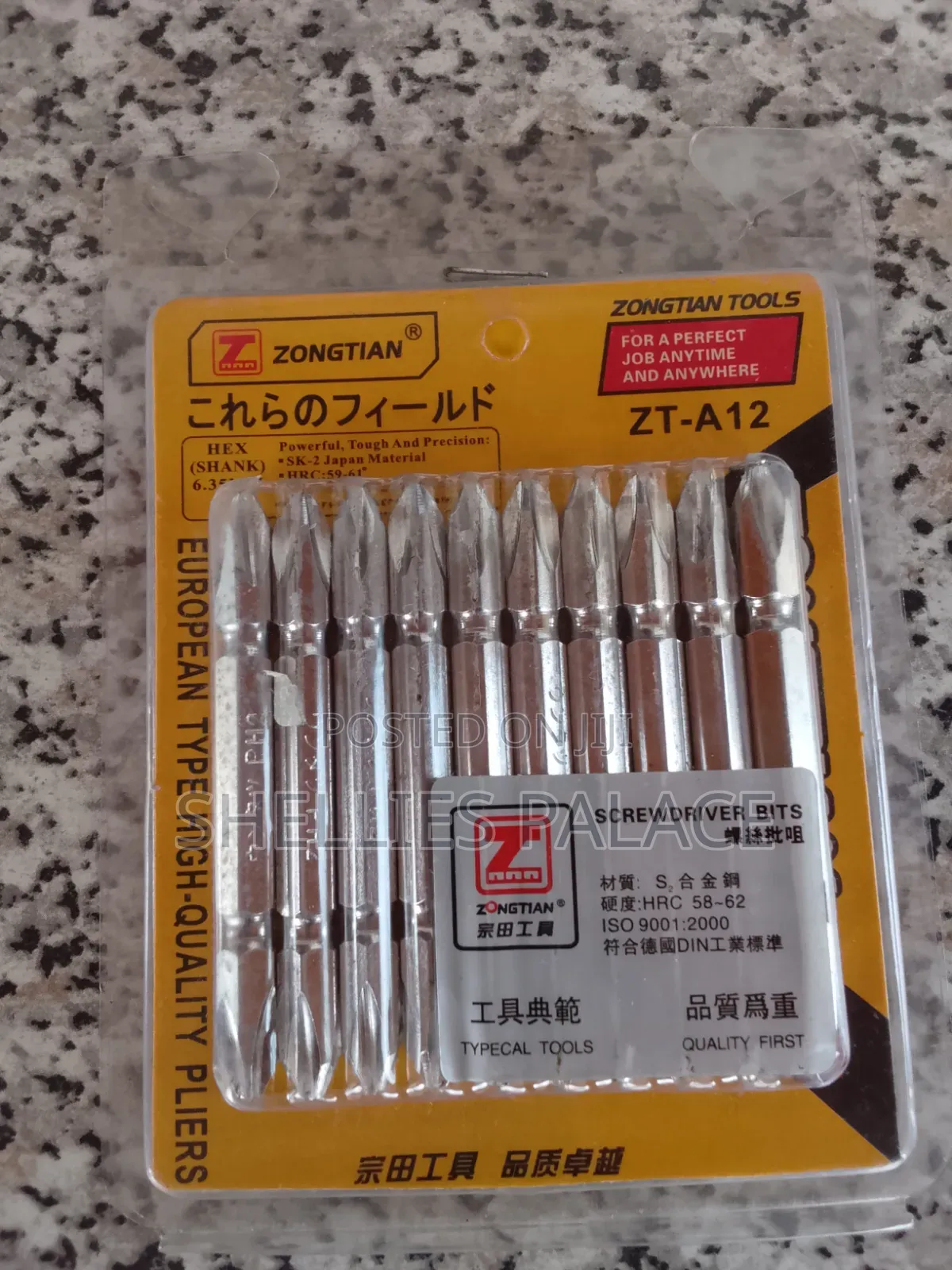 10pcs Screwdriver Bits Grey