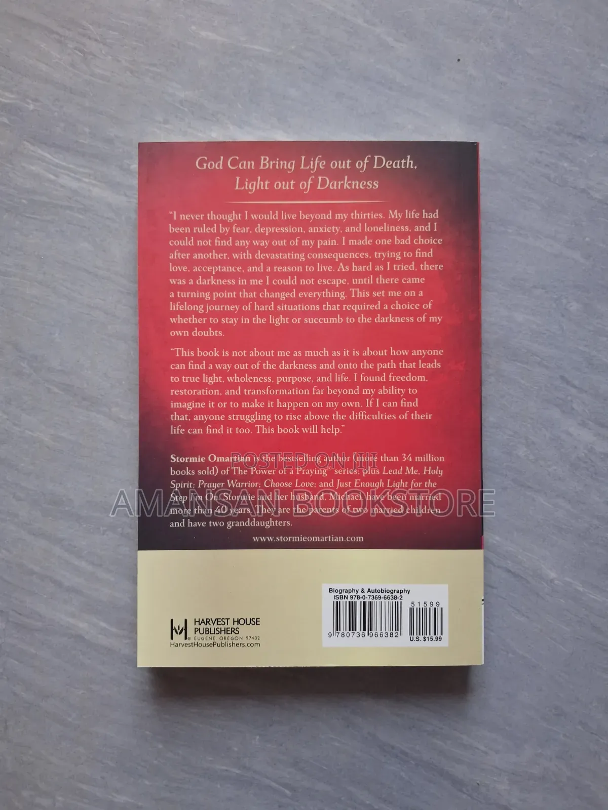 Out of Darkness by Stormie Omartian