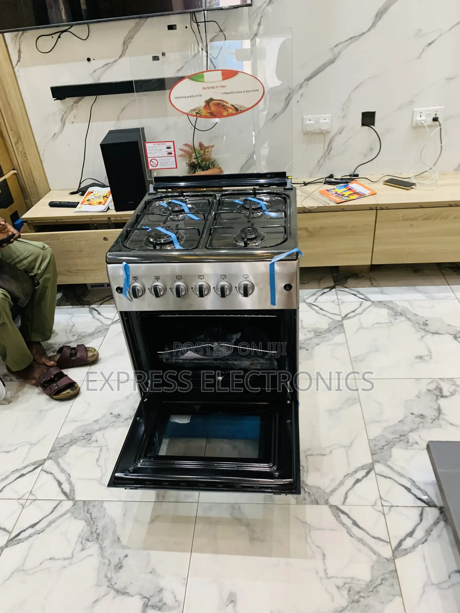 Brand New New Line 60/60 4burner Gas Cooker Oven Grill
