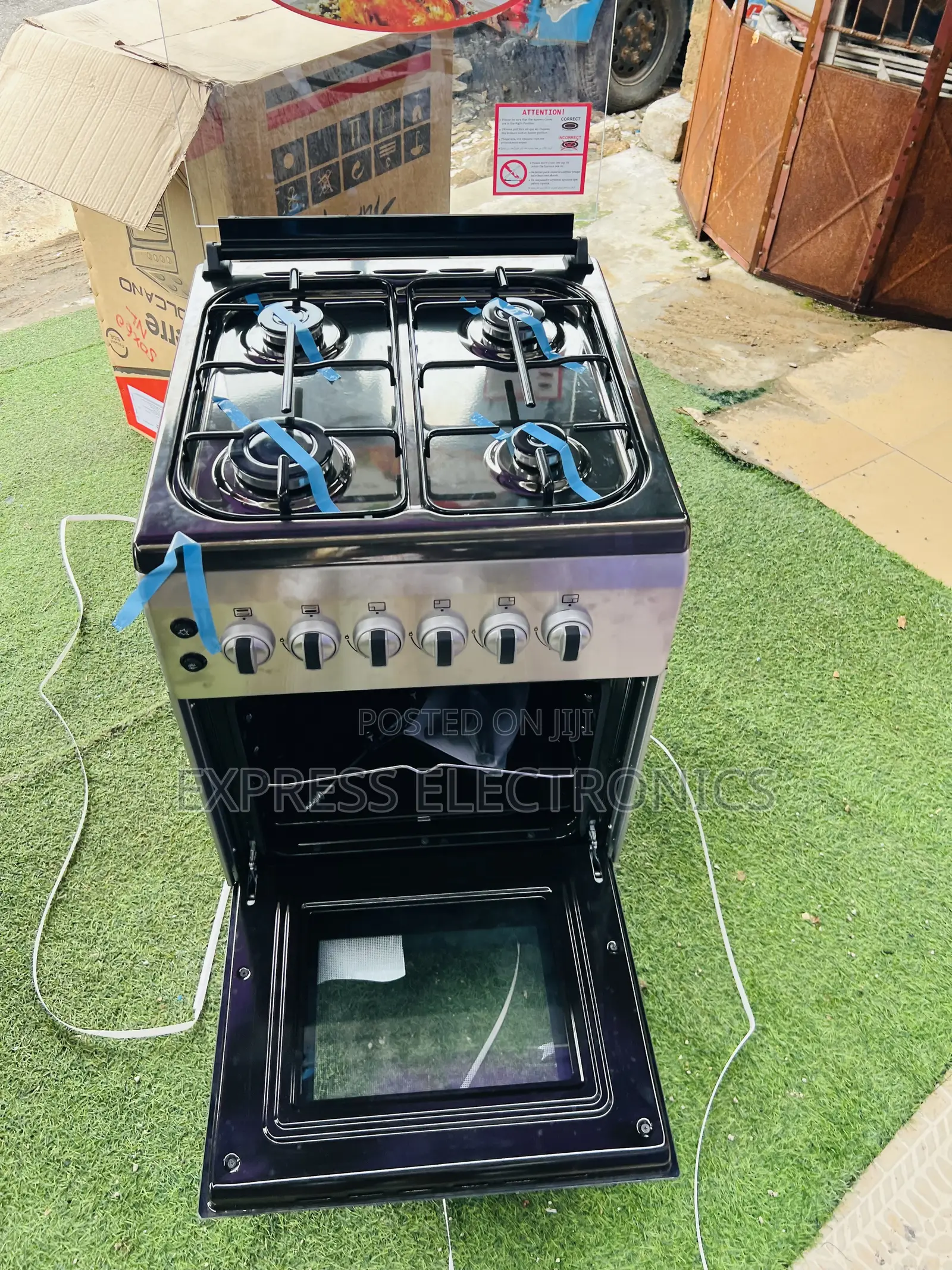 Hot Deals on Gas Cooker New Line 50/60 4burner Oven