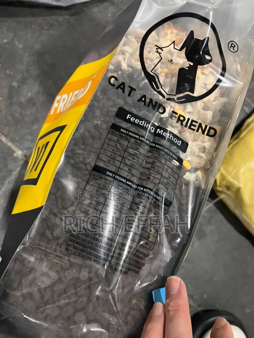 Cat Food 1kg 5kg (Containing Dried Meat, Fish, Chicken, Yolk Etc)