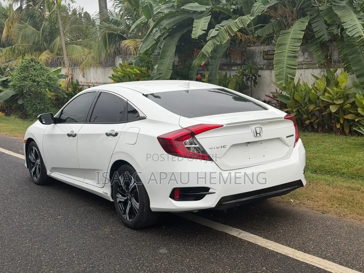 Honda Civic Touring Sedan 2018 White