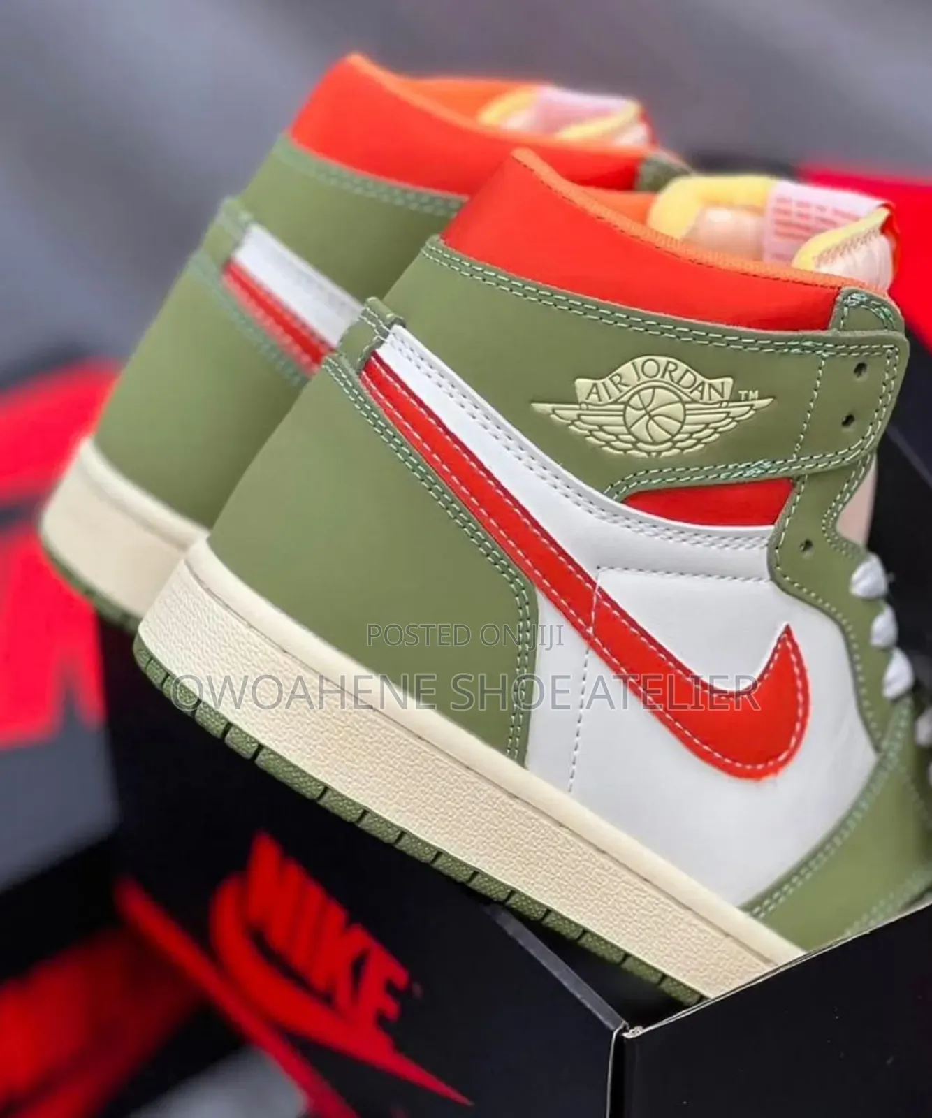 Air Jordan 1 Retro High OG Craft "Celadon"  Sneakers