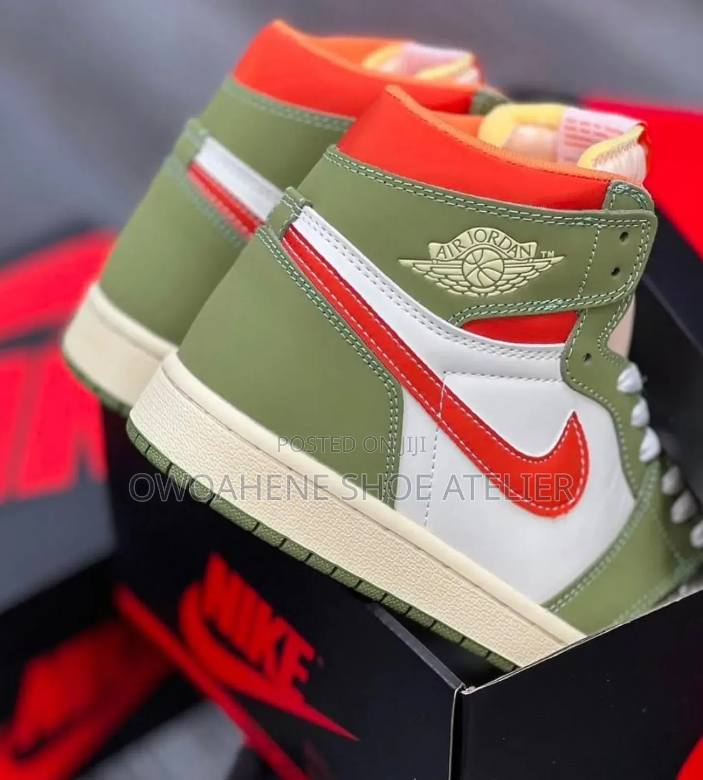 Air Jordan 1 Retro High OG Craft "Celadon"  Sneakers