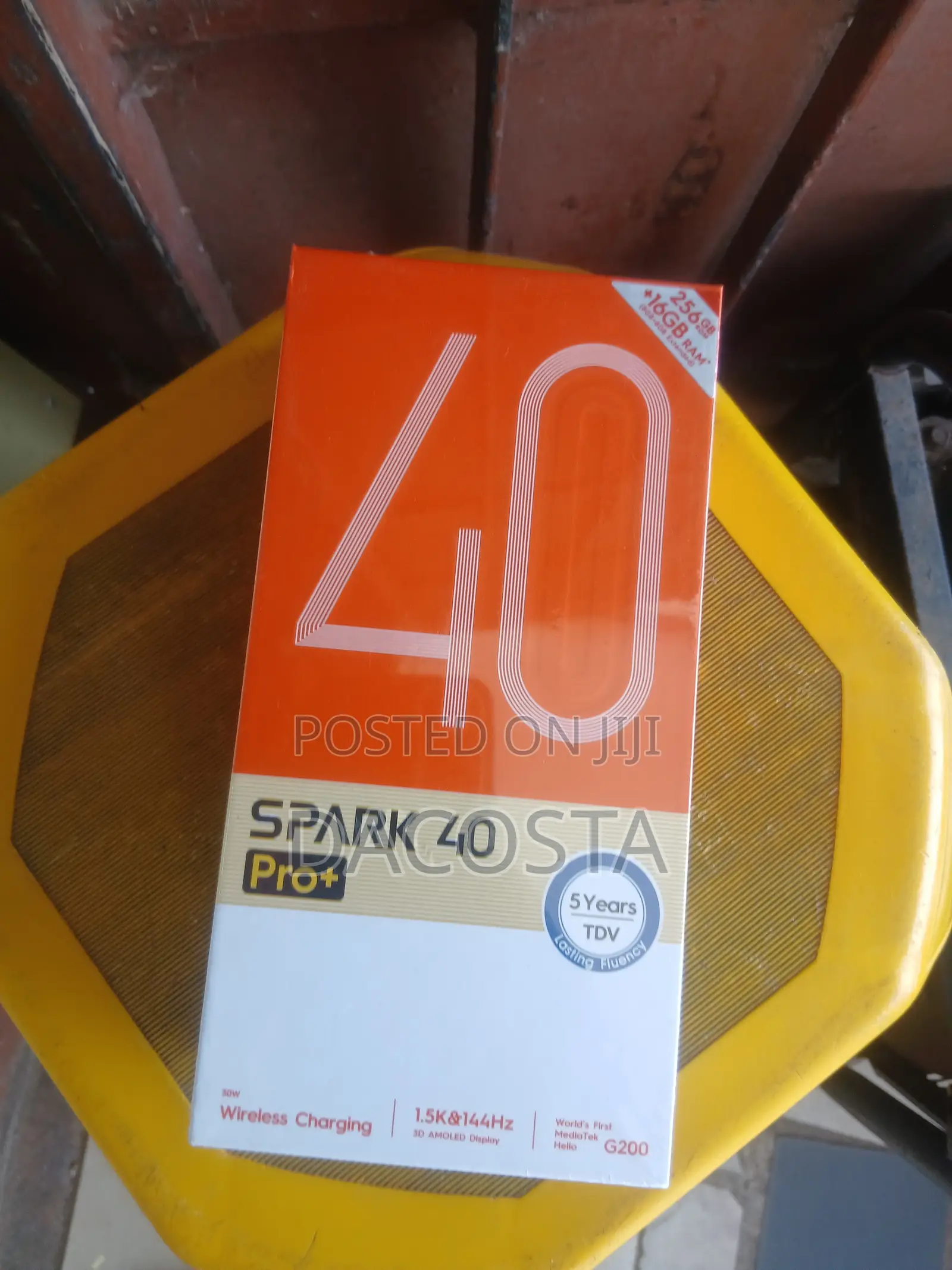 New Tecno Spark 40 Pro+ 256 GB Black
