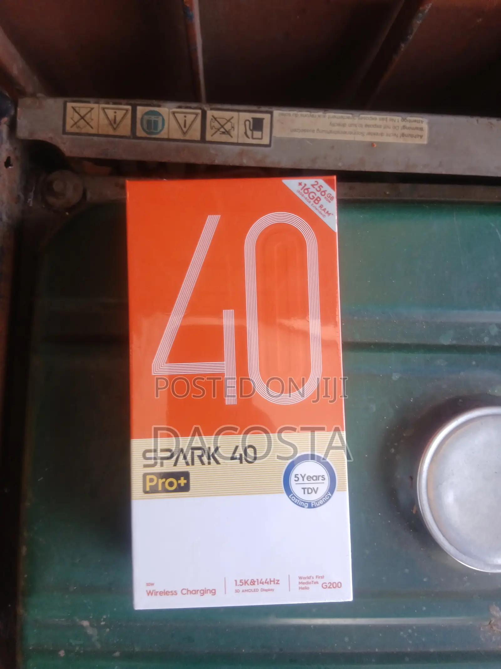 New Tecno Spark 40 Pro+ 256 GB Black