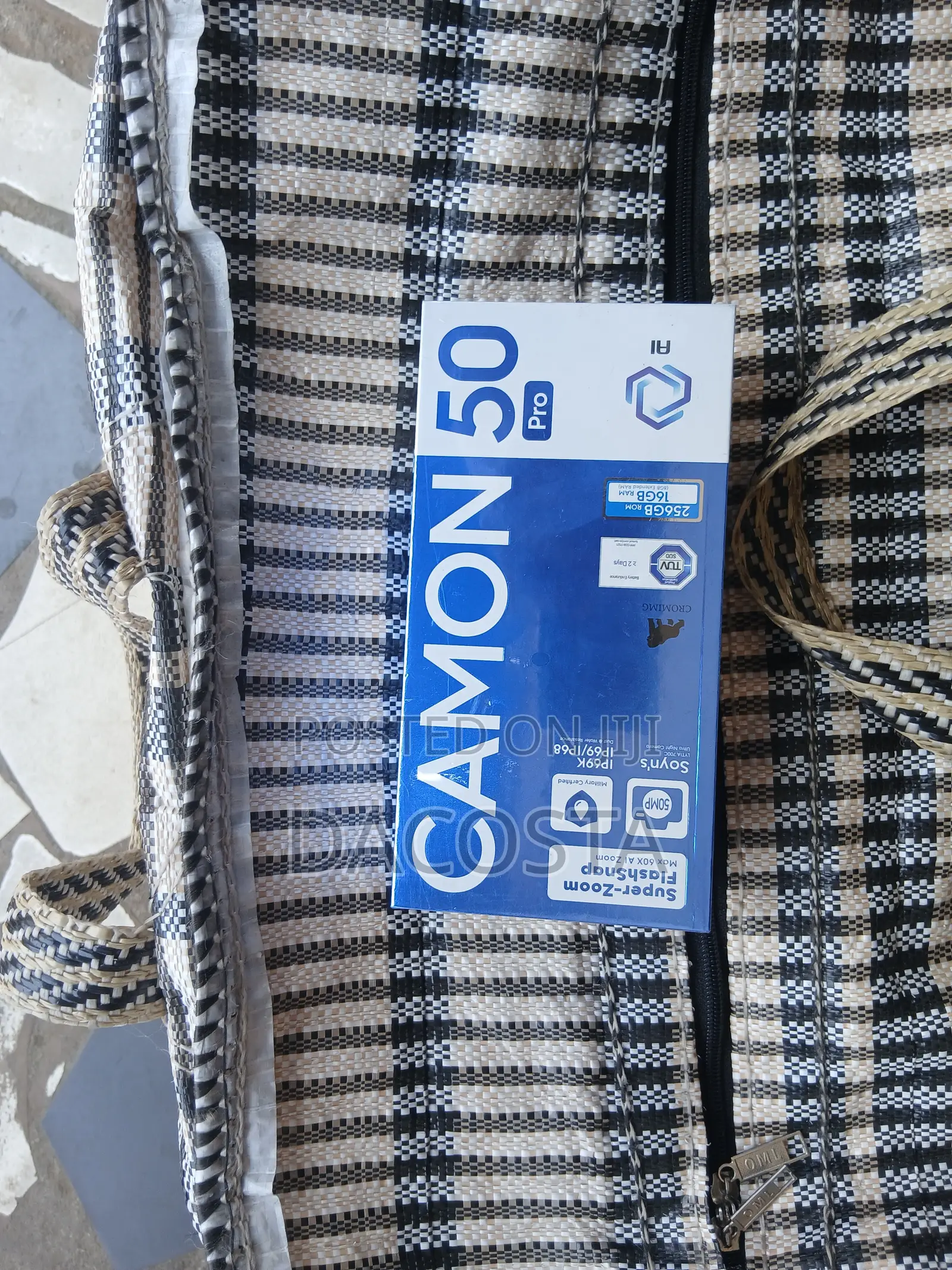 New Tecno Camon 50 Pro 256 GB Blue