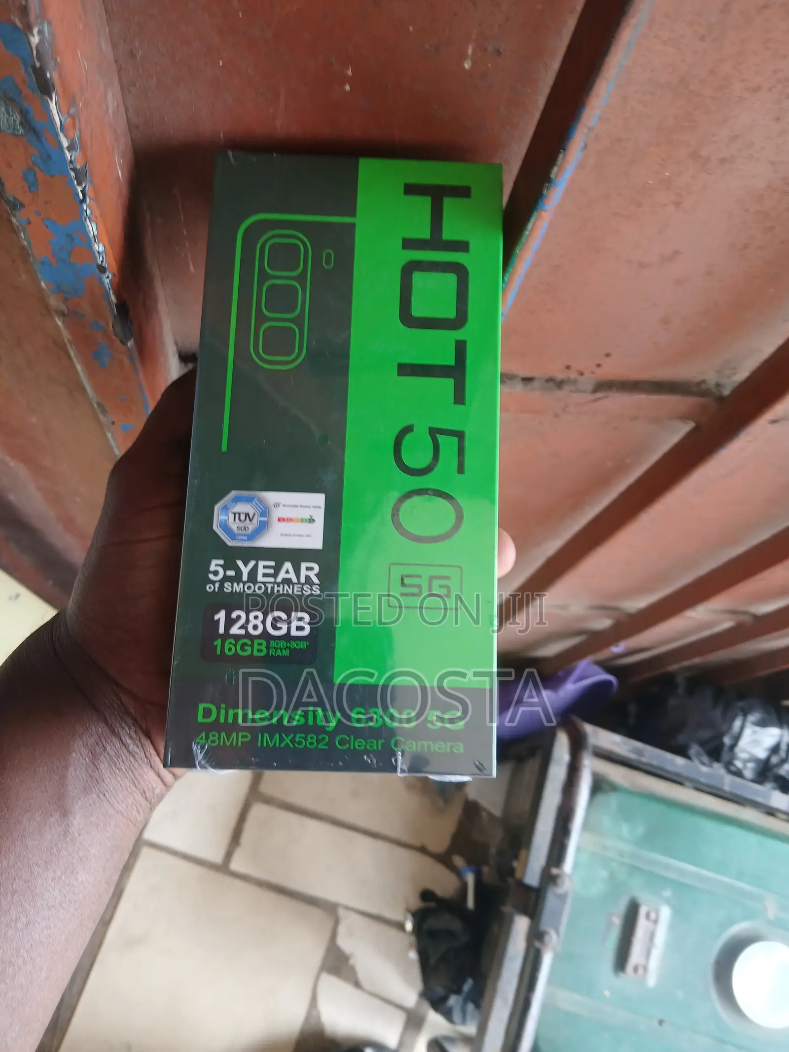 New Infinix Hot 50 128 GB Black