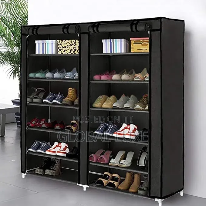 Double Door Shoe Organizer – Spacious Shoe Storage Cabinet