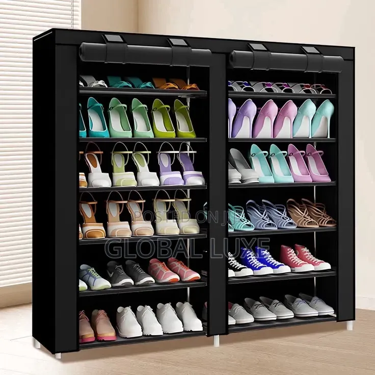 Double Door Shoe Organizer – Spacious Shoe Storage Cabinet