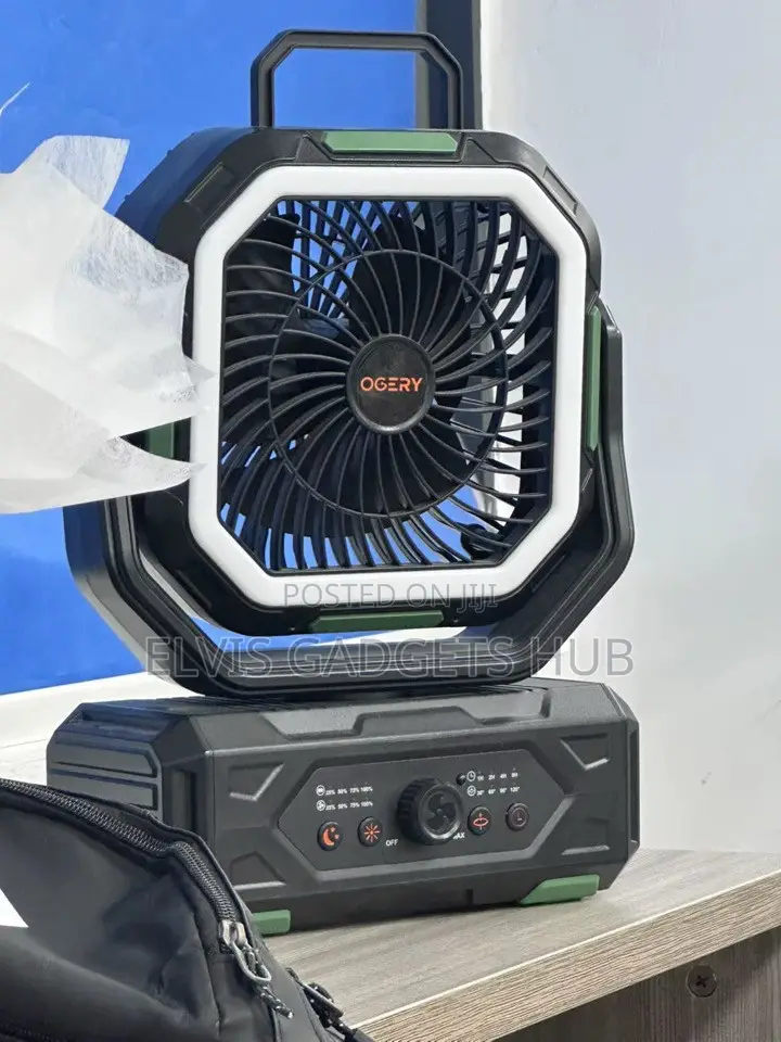 Rechargeable 30000mAh Camping Fan