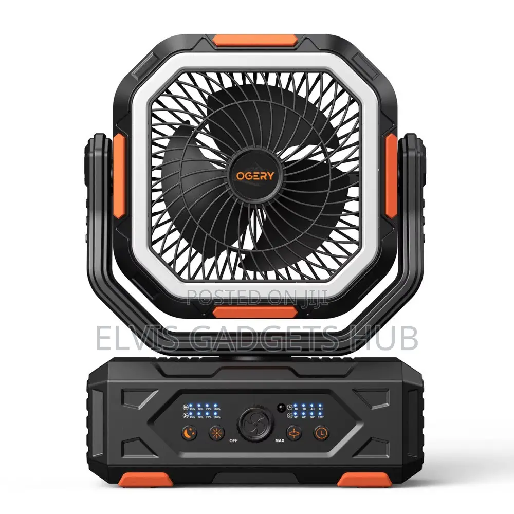 Rechargeable 30000mAh Camping Fan