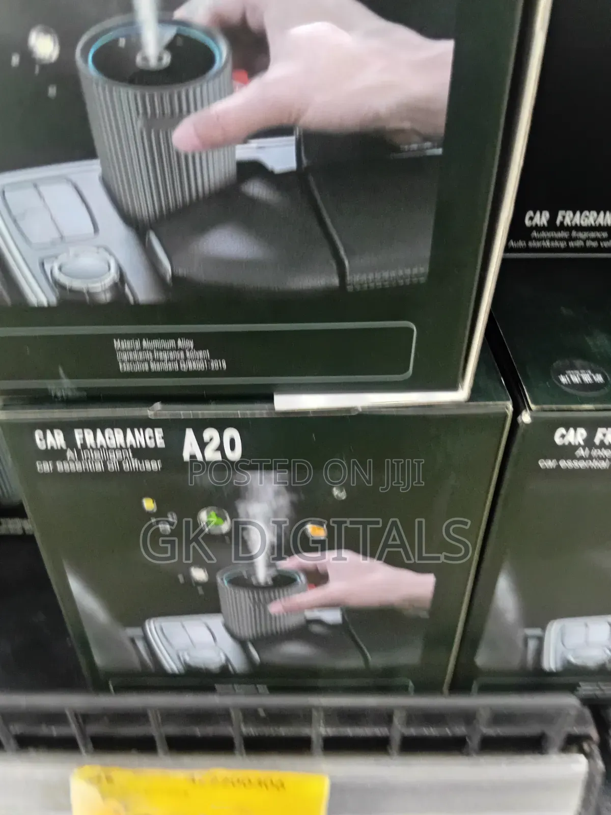 Humidifier & Car Air Freshener – Light, Silent Mist, Home & Car Use