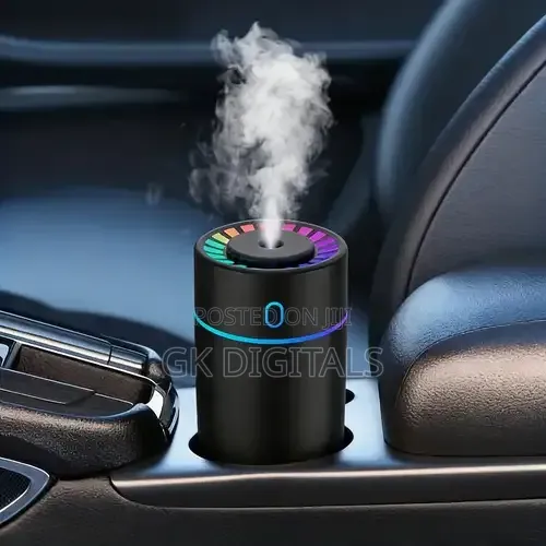 Humidifier & Car Air Freshener – Light, Silent Mist, Home & Car Use