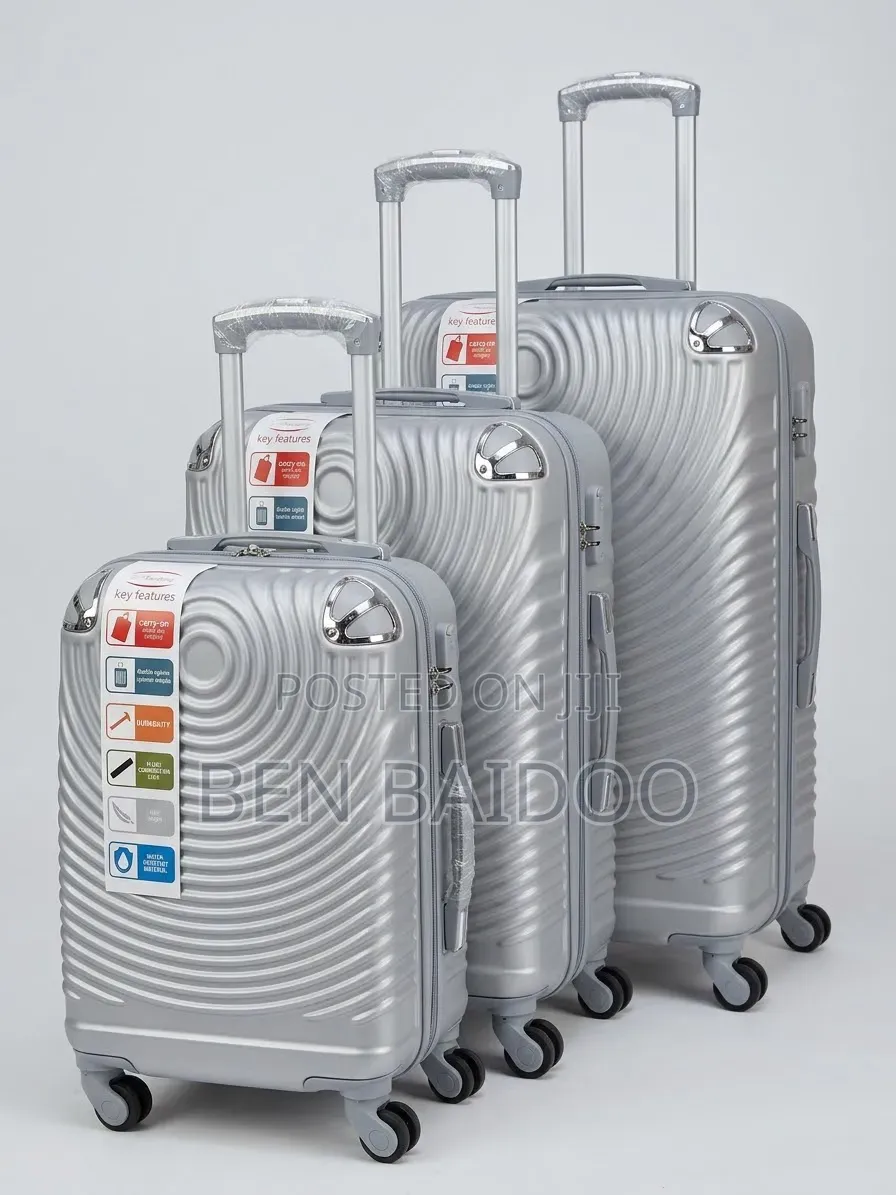 Plastic Luggage Bags 3 Pieces (Early Bird Brand Design)