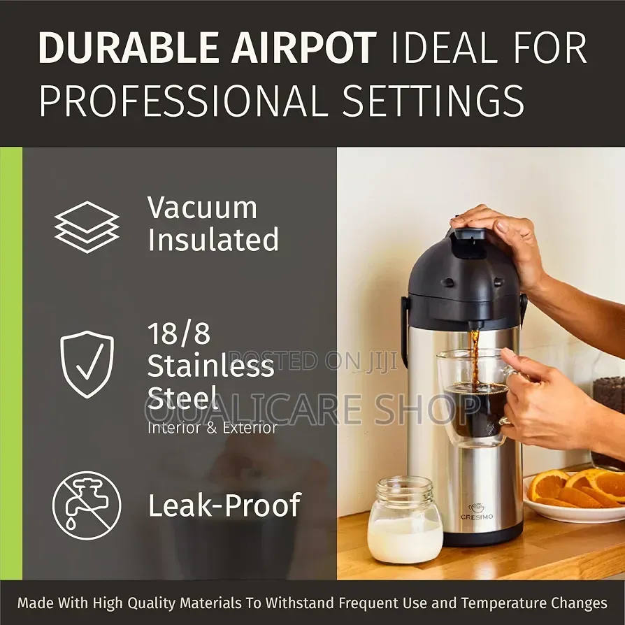 Flask - Cresimon 3.0L Stainless Steel Vacuum Airpot